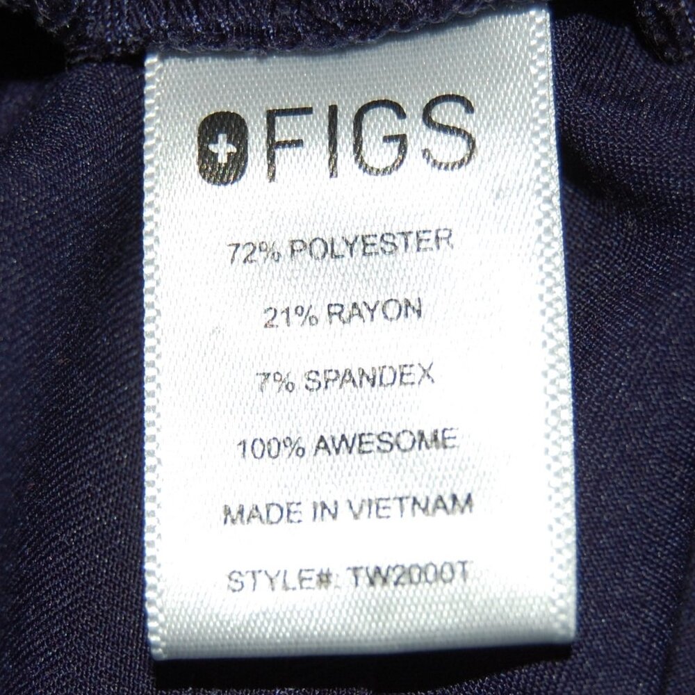 Figs, navy blue scrub pants - Picture 7 of 7